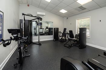 Fitness center with cardio and strength equipment